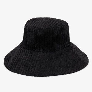 NWT Wyeth/Anthro Jessie Corduroy Bucket Hat Black